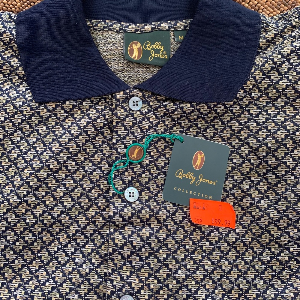 Bobby Jones Golf shirt Medium NWT